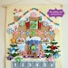 Gingerbread House Advent Calendar Pattern • 24 Ornaments • PATTERN • Instant Digital Download