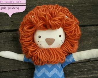 Lion Sewing PATTERN ••• Pdf Written & Photo Instructions ••• Instant Download •••