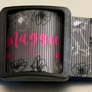 Dog Collar &quot;  MAGGIE * One inch  * 1&quot; adjustable buckle or martingale
