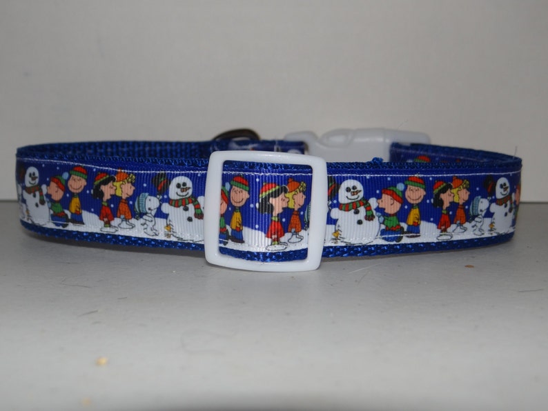 Holiday Dog Collar Snoopy Charlie Brown Peanutschristmas Etsy