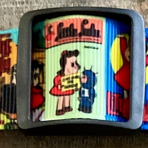 Dog Collar &quot;  * Retro Vintage Lulu   Cartoon         * 1&quot; adjustable buckle or martingale