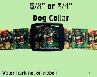 Spike - Little Dog Collar: Adjustable Side Release or Martingale 5/8” or 3/4”