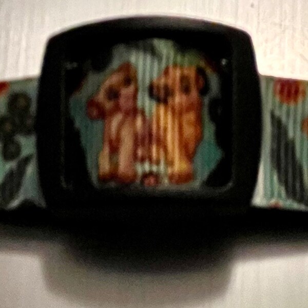 Lion Dog Collar Etsy