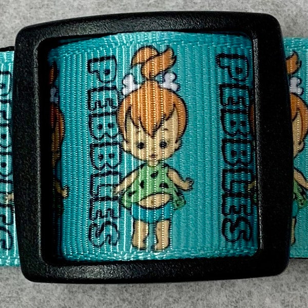 Custom Dog Collar  * Pebbles * Adjustable Buckle  OR Martingale Collar**I Love My Dog Collars on Etsy