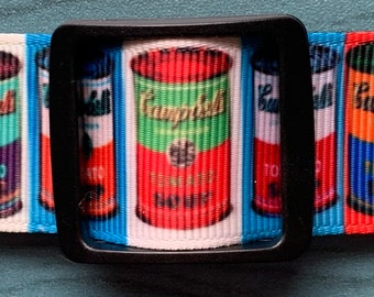 Dog Collar *  Soup Art  *1" Adjustable Buckle Dog Collar OR Martingale Collar