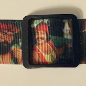 Dog Collar *  Smoke * Stoner  *1&quot; ONE INCH ONLY Adjustable Buckle Dog Collar Or Martingale Collar