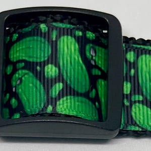 Dill Pickle Dog Collar: Quirky 1" Adjustable Buckle or Martingale