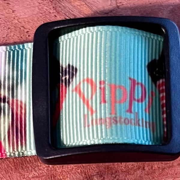 LIMITED SUPPLY Dog Collar "  * * Pippi   1" adjustable buckle or martingale