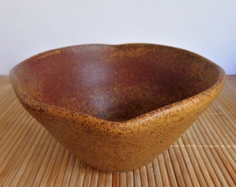 Studio Pottery Contemporary Hand Formed Bowl.