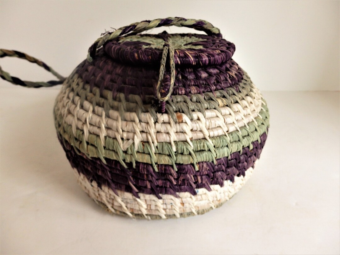 Hand Made Woven Basket Purse. African Made Woven Basket Purse. Etsy
