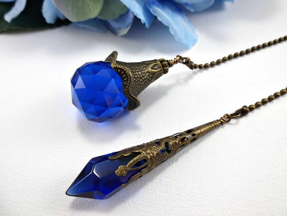 Blue Crystal Ceiling Fan Pull Set Crystal Fan Pull Crystal Etsy