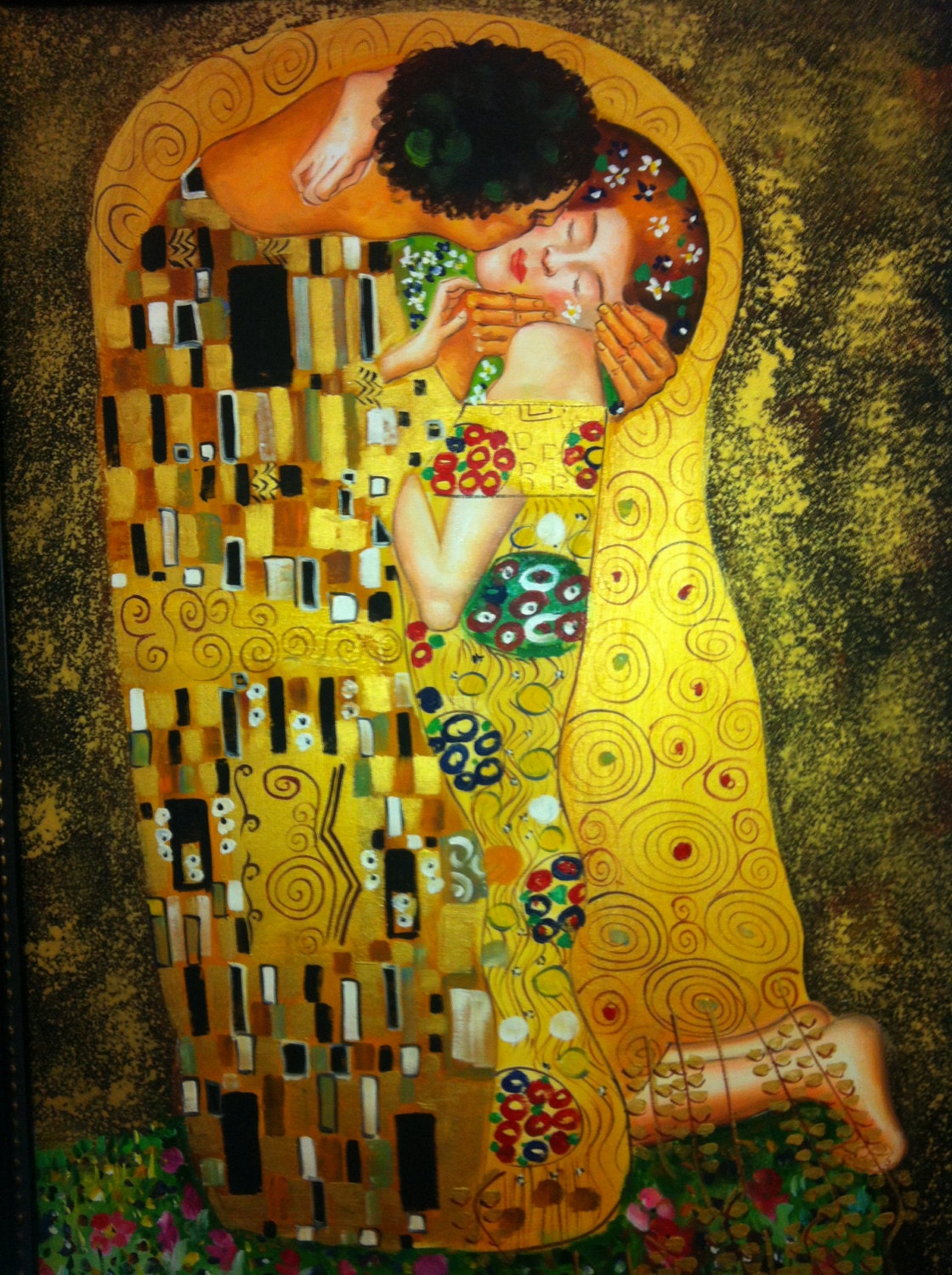 the kiss painting the kiss painting