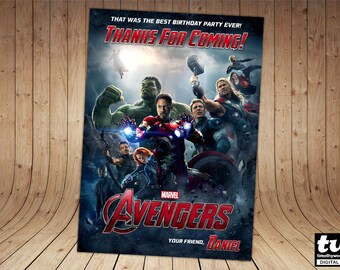 Avengers thank you | Etsy
