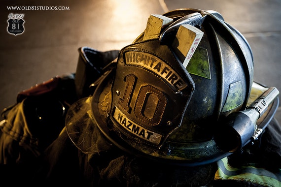 Wichita Fire Departmenthazmat Helmetfire Etsy