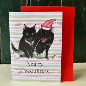 The Devils Gin - Funny Wild Australian Animal Tasmanian Devil Christmas Card