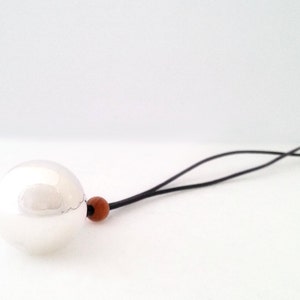 Bola, Maternity Gift, Bola Necklace, pregnancy necklace, mom to be gift, harmony ball pendant, expecting mom gift image 2