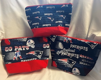 New England Patriots Makeup/Travel/Cosmetic Bags NFL Football