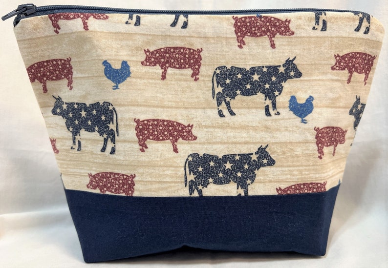 JacquelineRaeCrafts Cosmetic Makeup Bag