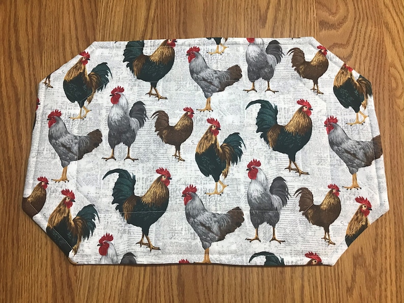 Placemat Pattern EASY Make 8 sided or Rectangle mat. Etsy