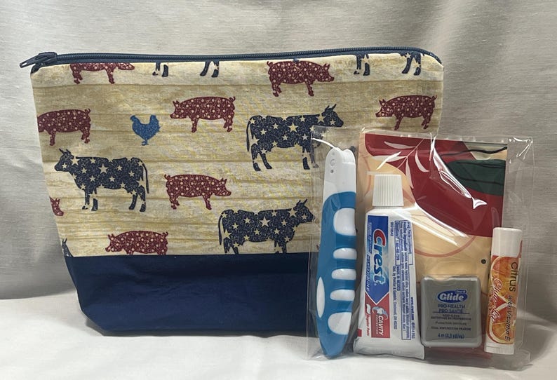JacquelineRaeCrafts Cosmetic Makeup Bag - Thumbnail 4