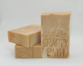 VANILLA CUDDLES Artisan Soap | Warm VANILLA Scented Cold Process Soap | Pet Lover Handmade Soap