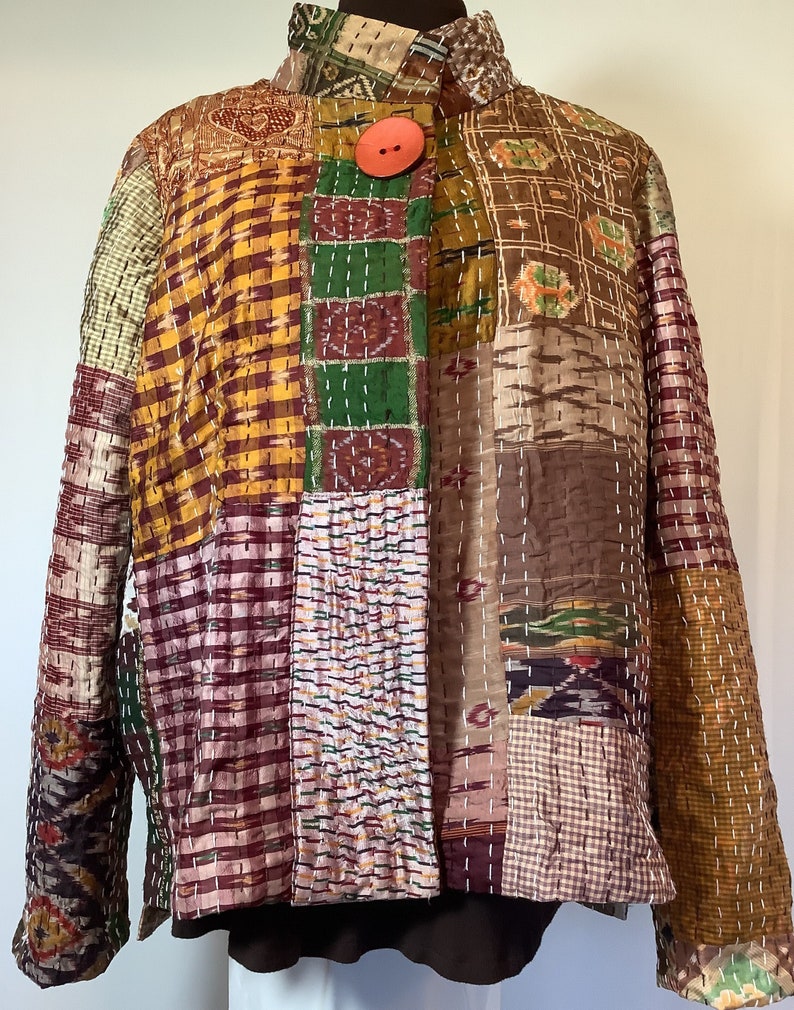 Pallana Cotton Kantha Coat One of a Kind main image 0