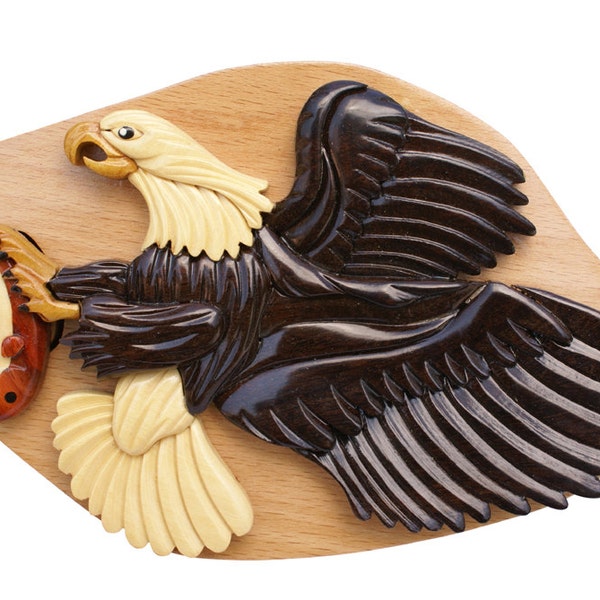 Fish Eagle Puzzle Box