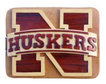 Boîte en intarsia de collection Huskers