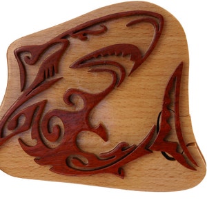 Great White Shark Puzzle Box Secret Compartment