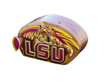 Boîte en intarsia de collection LSU