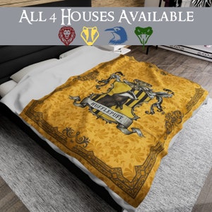 Hogwart Blanket Etsy Canada
