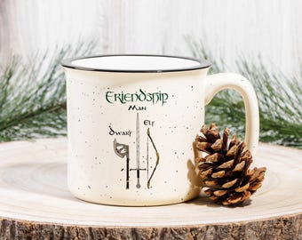 Legolas Ceramic Mug: Tolkien Coffee Cup, Middle Earth