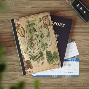 Shire Map Passhülle, Herr der Ringe Passhülle, Mittelerde Passhülle, Tolkien Reisezubehör, Hobbit Passhülle