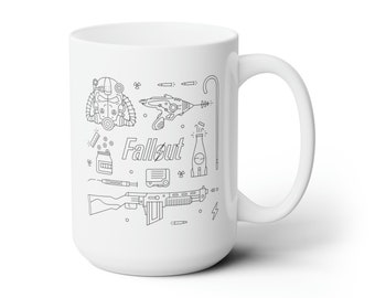 Fallout Ceramic Coffee Mug: Nuka Cola, Atomic Era (15oz)
