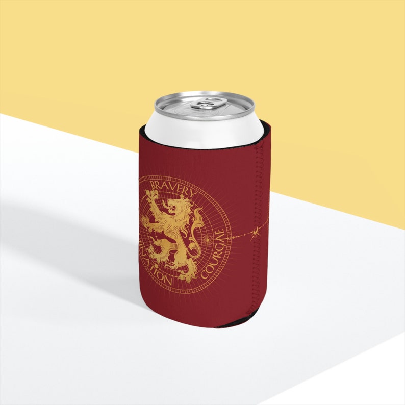 Starry Gryffindor Neoprene Can Cooler Sleeve, Wizarding World Coozie image 10