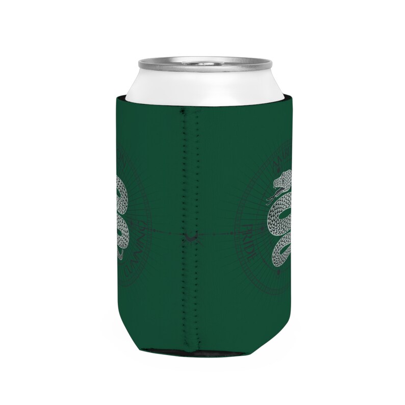 Starry Slytherin Snake Can Cooler Sleeve, Wizarding World Coozie image 5