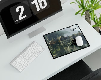 Rivendell Desk Mat: Lord of the Rings Elvish Gaming Pad