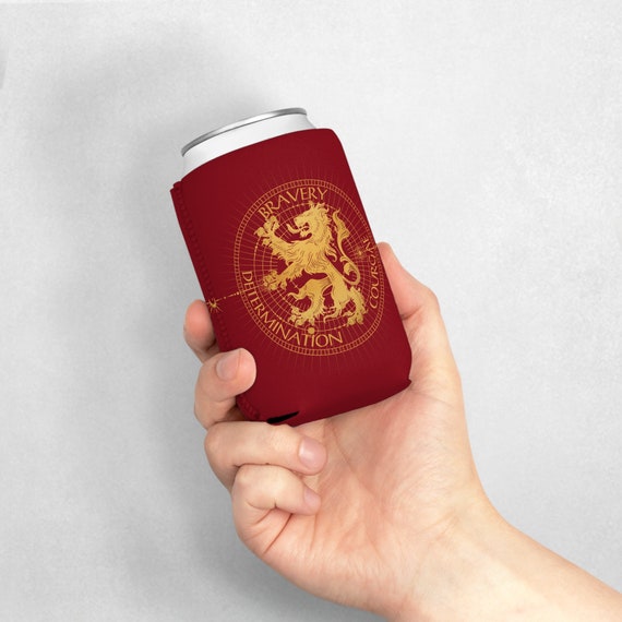 Starry Gryffindor Neoprene Can Cooler Sleeve, Wizarding World Coozie