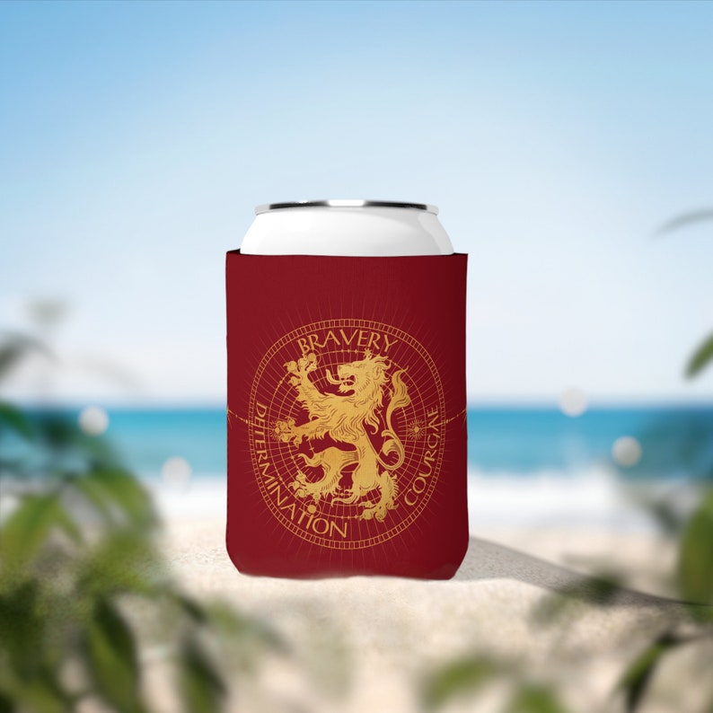 Starry Gryffindor Neoprene Can Cooler Sleeve, Wizarding World Coozie image 9