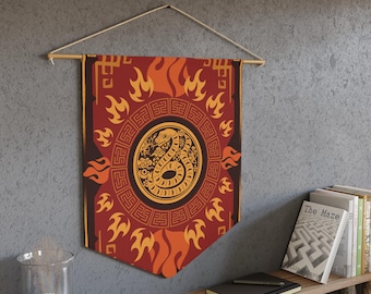 Year of the Snake Pennant: Fire Nation Avatar Banner