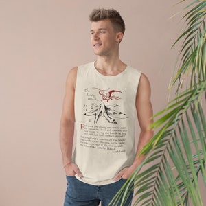 Misty Mountain-tanktop, uniseks, Lord of the Rings-tanktop, LOTR-tankshirt, Middle Earth-kleding, Hobbit-kleding, Tolkien-shirt