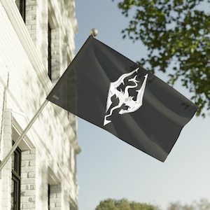 Dragonborn Flagge, Outdoor Flagge, Indoor Flagge, Skyrim Flagge, Drachenbanner, Viking Flagge