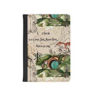 LOTR Adventure Faux Leather Passport Cover, RFID Blocking image 5