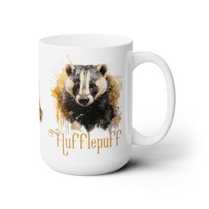 Hufflepuff Grävling Keramisk Mugg, Harry Potter Kaffekopp (45 cl)