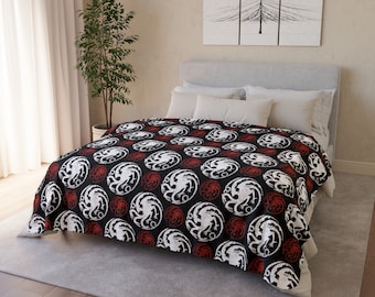 Manta polar Targaryen: Manta Sherpa de la Casa del Dragón