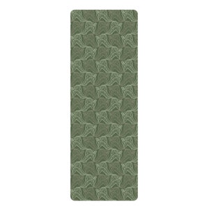 Esterilla de yoga con hojas de Lorien: Esterilla de gimnasio para entrenar con El Señor de los Anillos imagen 3