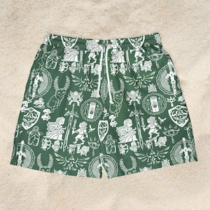 Tears of the Kingdom Swim Shorts: Legend of Zelda Beachwear