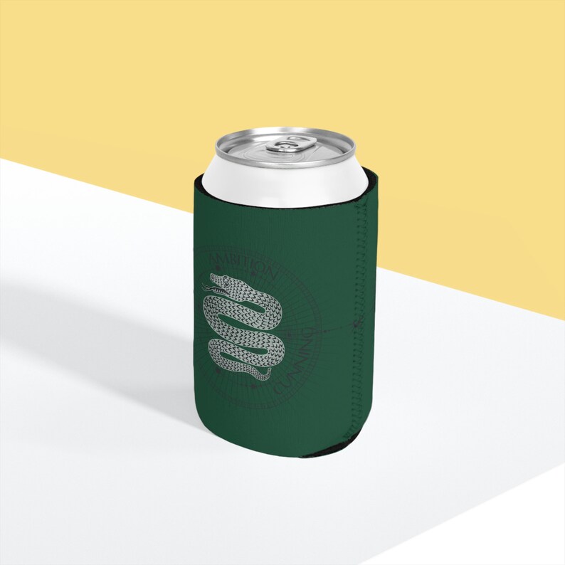 Starry Slytherin Snake Can Cooler Sleeve, Wizarding World Coozie image 10