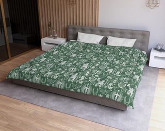 Funda nórdica Tears of the Kingdom: ropa de cama de microfibra Legend of Zelda