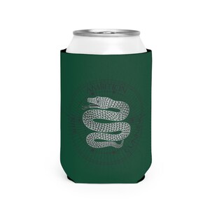 Starry Slytherin Snake Can Cooler Sleeve, Wizarding World Coozie image 4